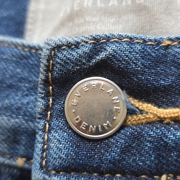 Everlane, The 90's Way-High Jean, Blue, EUC, Women's 28 Long - Picture 5 of 16